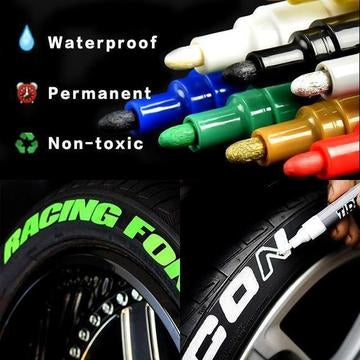 12 Colors Waterproof Car Tyre Tire - tenydeals