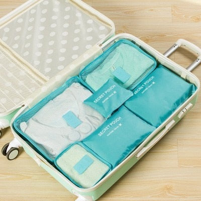 6PCs/Set Travel Accessories Storage Bags - tenydeals