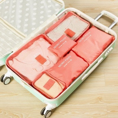 6PCs/Set Travel Accessories Storage Bags - tenydeals