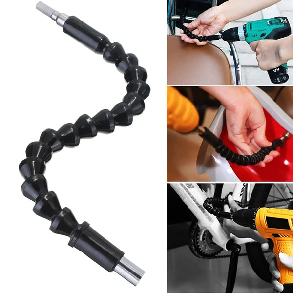 Multi-Angle Bending Drill Bit Extension 295mm Flexible - tenydeals