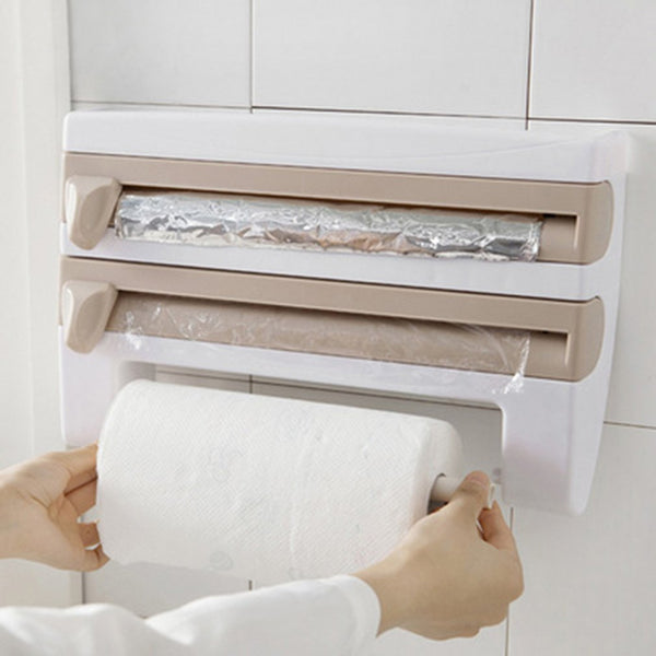 Paper Towel Holder with Cutting Blades - tenydeals